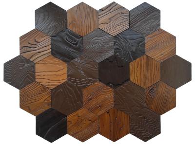 "Гексагон" стеновая панель